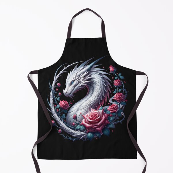 Item preview, White Dragon With Roses and Thorns designed and sold by taratops.