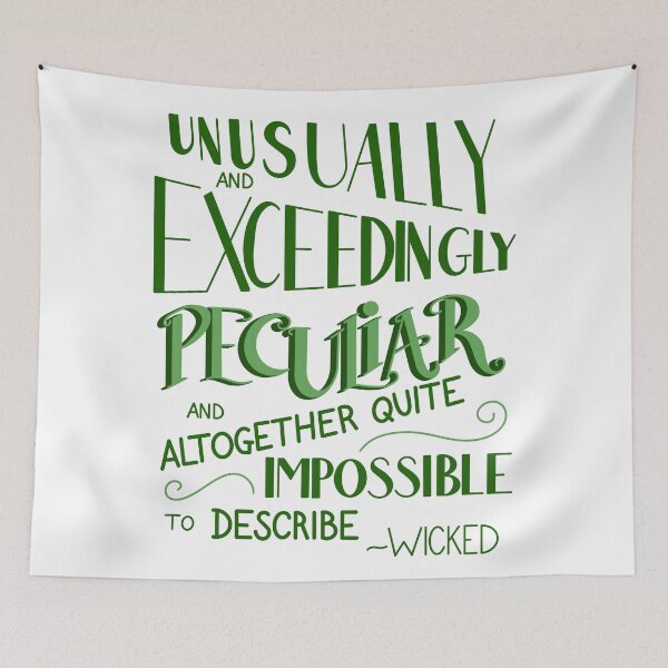 Item preview, Inusualmente y extremadamente peculiar designed and sold by EBParsley.