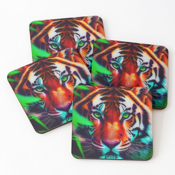 Artikelvorschau, Tiger im Dschungel Kunst entworfen und verkauft von Drone-tees.