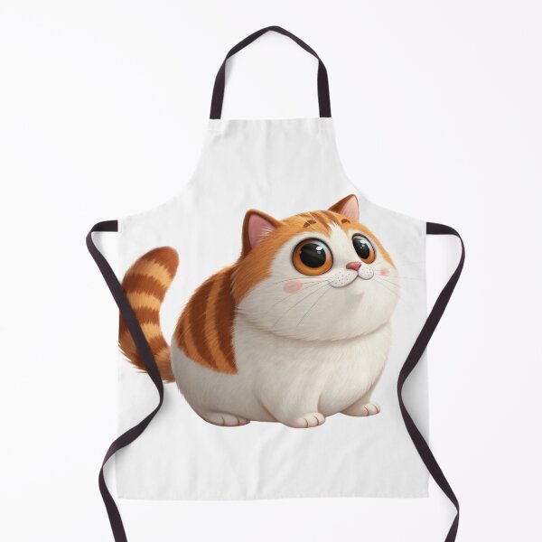 Item preview, cat, pet, cute, fat, animal, little cat, cartoon, brown, white, face, emotion, blank designed and sold by NAVAL00.