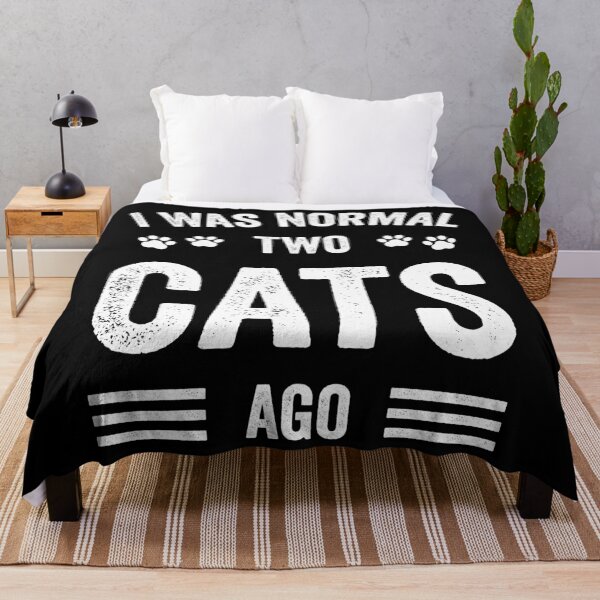 Item preview, I Was Normal Two Cats Ago Funny Cat Lover designed and sold by RareBunny.