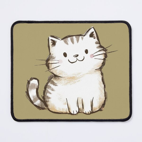 Item preview, Adorable Illustrated Cat designed and sold by AKRAMlogo.