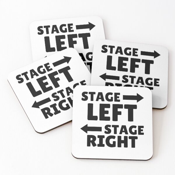 Item preview, Funny Stage Left Stage Right Stage Crew Humor Theatre Lovers designed and sold by MouDantArts.