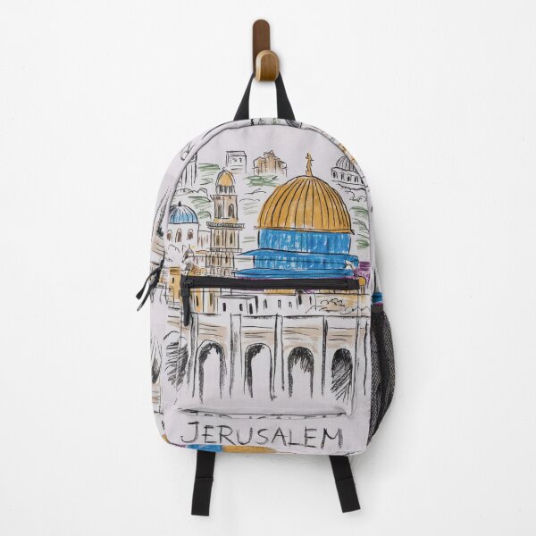 Item preview, jerusalem sketch drawing by a kid designed and sold by Slice Of Seed.