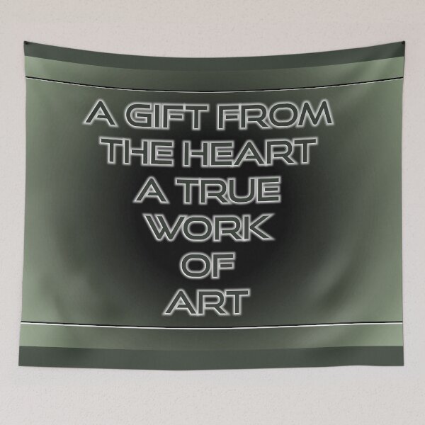 Item preview, Gift from the Heart . Typographical Design . Green . #1 designed and sold by Artistic63.