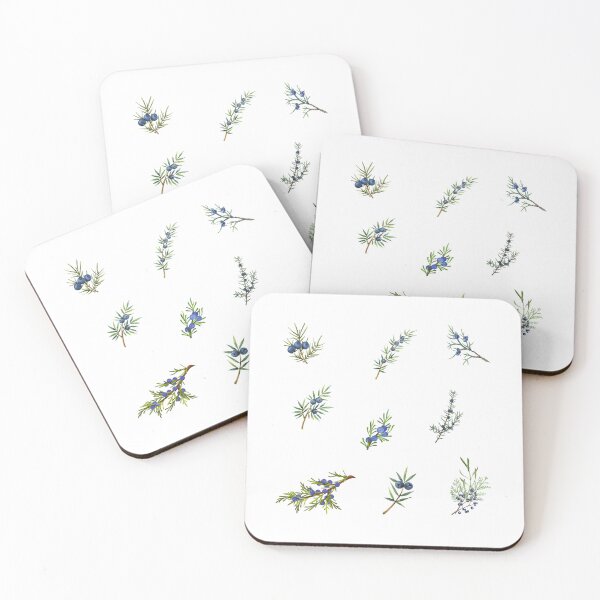 Item preview, Watercolor Juniper Berry Branches  designed and sold by silviaol.