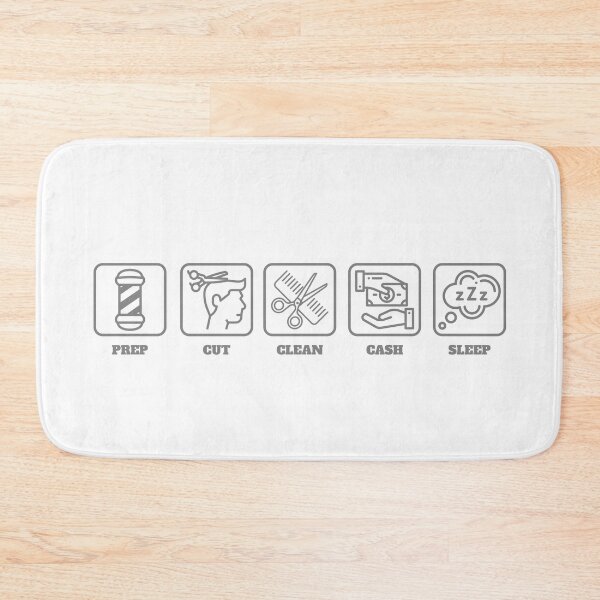 Item preview, This is my daily routine: Barber Life designed and sold by Eksama Design.