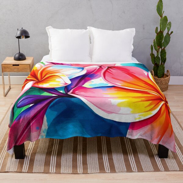 Item preview, Vivid Tropical Frangipani Bliss designed and sold by ChrisButler.