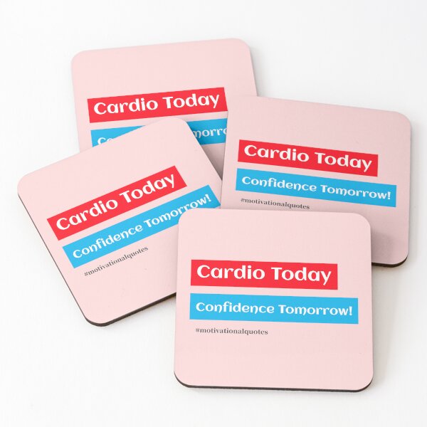 Item preview, Cardio Today Confidence Tomorrow Motivational T-Shirt designed and sold by ngedupdorjee.