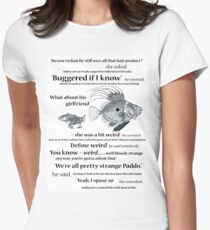 define weird Women's Fitted T-Shirt