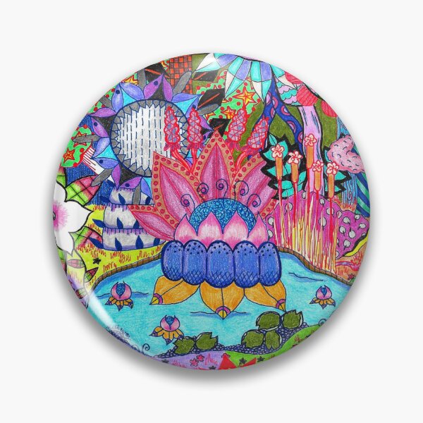 Item preview, Pond Abstract  designed and sold by The Rage Garden.