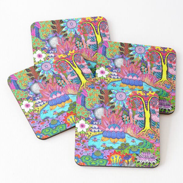 Item preview, Pond Abstract  designed and sold by The Rage Garden.
