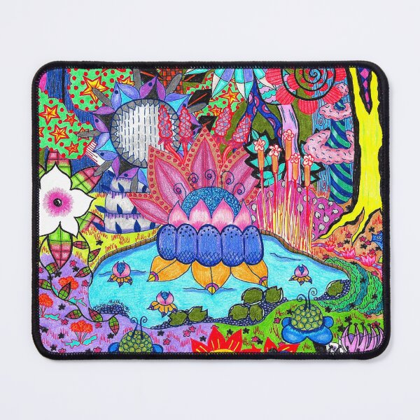 Item preview, Pond Abstract designed and sold by The Rage Garden.