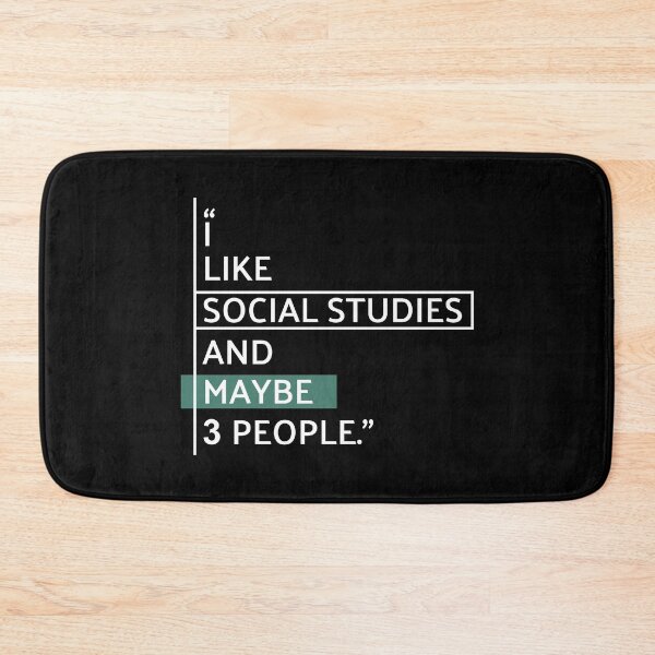 Item preview, I Like Social Studies and Maybe 3 People designed and sold by MaryAller.