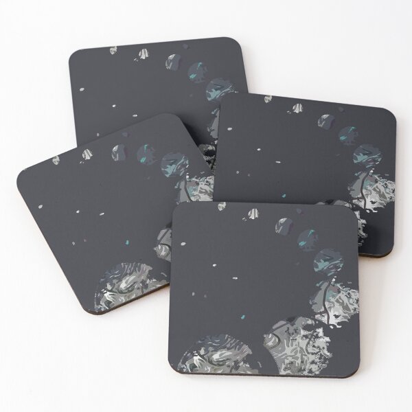 Item preview, Planet Cluster Stencil in Pouring Style designed and sold by GAP90.