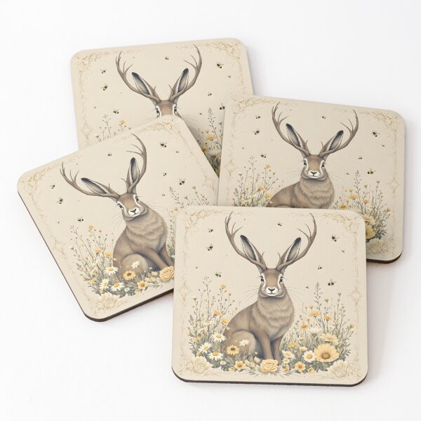 Item preview, Vintage Jackalope designed and sold by HabitableMoons.