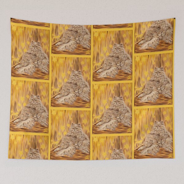 Item preview, Fila cat portrait, 2012 by MiraSlava designed and sold by ArtMiraSlava.
