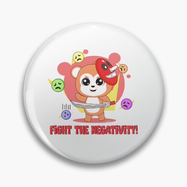 Item preview, Fight the Negativity: Cute Animal Frienz designed and sold by edufrienz.