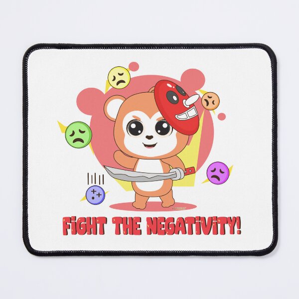 Item preview, Fight the Negativity: Cute Animal Frienz designed and sold by edufrienz.