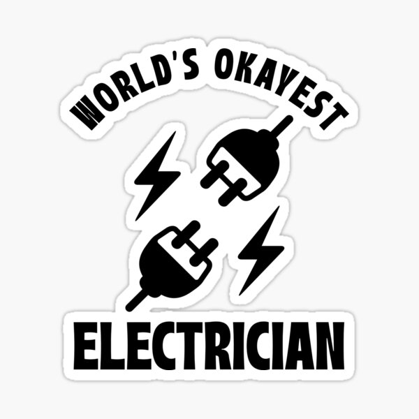 Item preview, World's Okayest Electrician designed and sold by 87-Aesthetics.