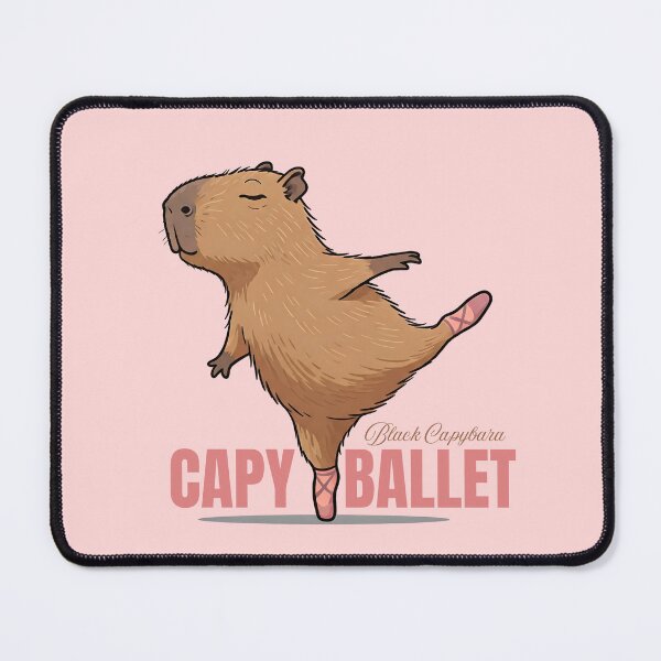 Item preview, CapyBallet - Dark Capybara designed and sold by The magic Yellow bus.