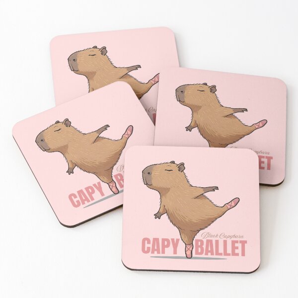 Item preview, CapyBallet - Dark Capybara designed and sold by The magic  Yellow bus.
