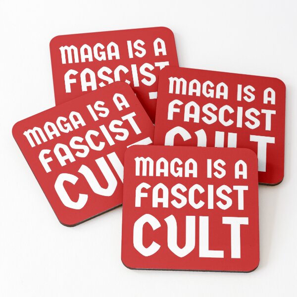 Item preview, MAGA is a fascist cult  designed and sold by Rachel the Artist .