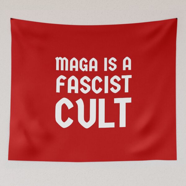 Item preview, MAGA is a fascist cult  designed and sold by Rachel the Artist .