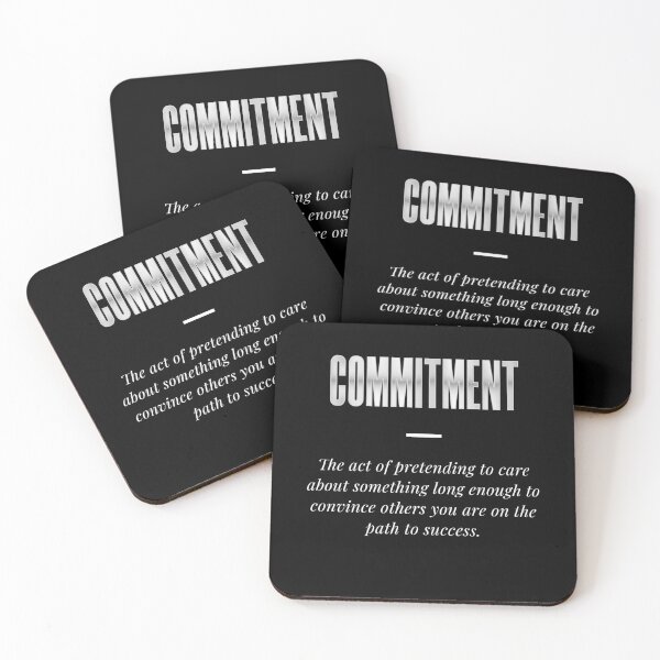 Item preview, COMMITMENT designed and sold by Syahrasi.