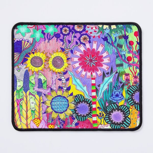 Item preview, Double Sunflower Abstract designed and sold by The Rage Garden.