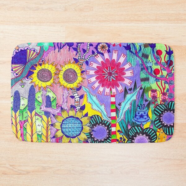 Item preview, Double Sunflower Abstract designed and sold by The Rage Garden.