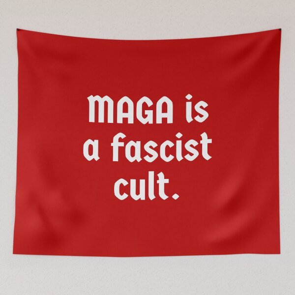 Item preview, MAGA is a fascist cult  designed and sold by Rachel the Artist .