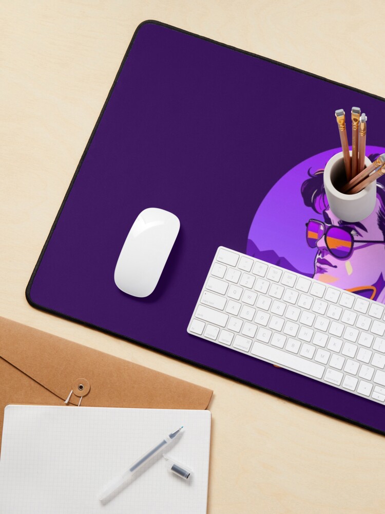 Thumbnail 3 of 5, Mouse Pad, Stranger Things Steve harrington designed and sold by timegraf.