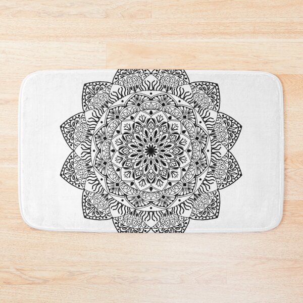 Item preview, Tribal Lotus Flower Mandala Design designed and sold by cosmiccircles01.
