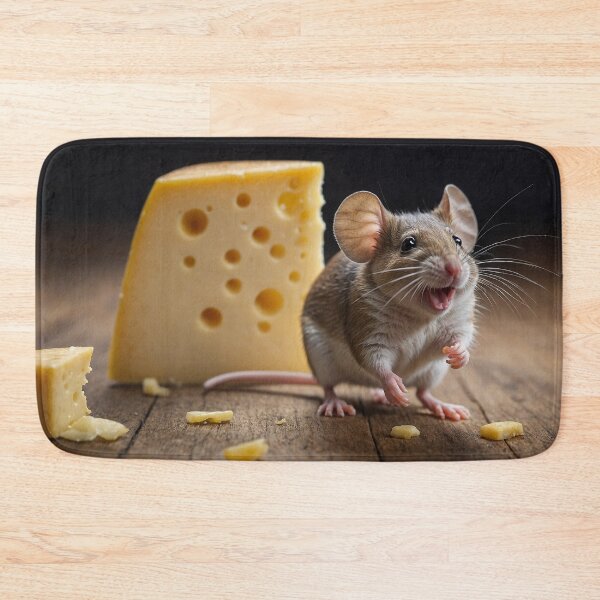 Item preview, Mouse and Swiss Cheese designed and sold by Skye Ryan-Evans.