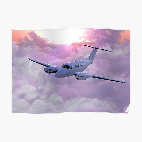 Beechcraft B200 KingAir Poster