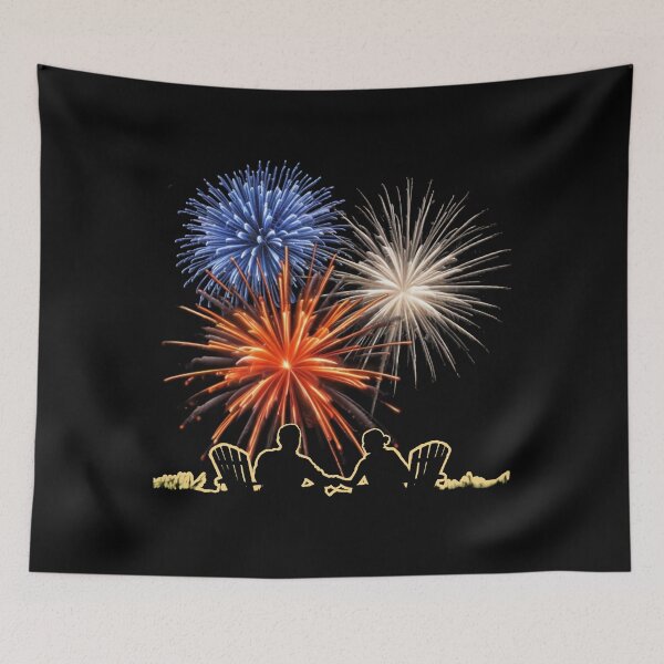 Item preview, Fireworks Passion, Romantic Silhouette designed and sold by Paradise-Wishes.