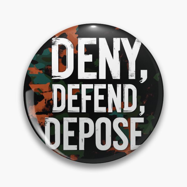 Item preview, "Deny, Defend, Depose" Camo design designed and sold by Artbyminga.