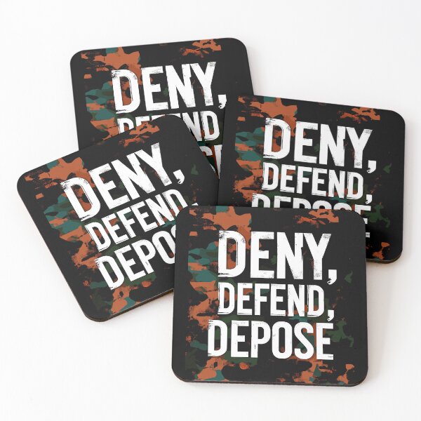 Item preview, "Deny, Defend, Depose" Camo design designed and sold by Artbyminga.