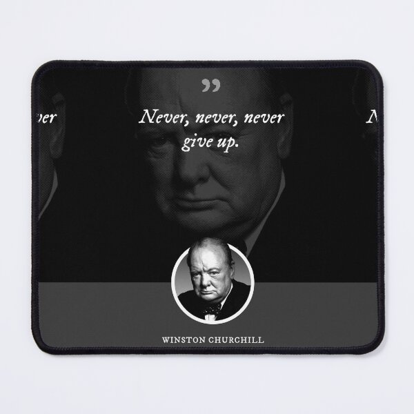 Item preview, Winston Churchill - Never, never, never give up designed and sold by Syahrasi.