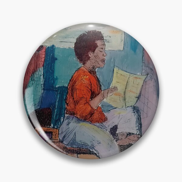 Item preview, woman singing jazz designed and sold by racalari.