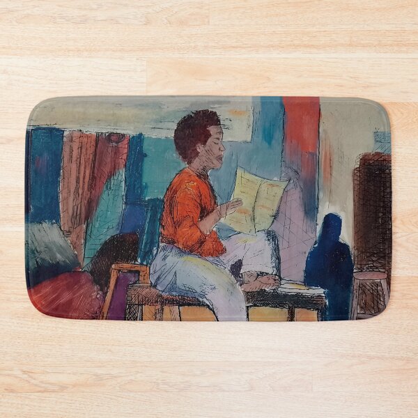 Item preview, woman singing jazz designed and sold by racalari.