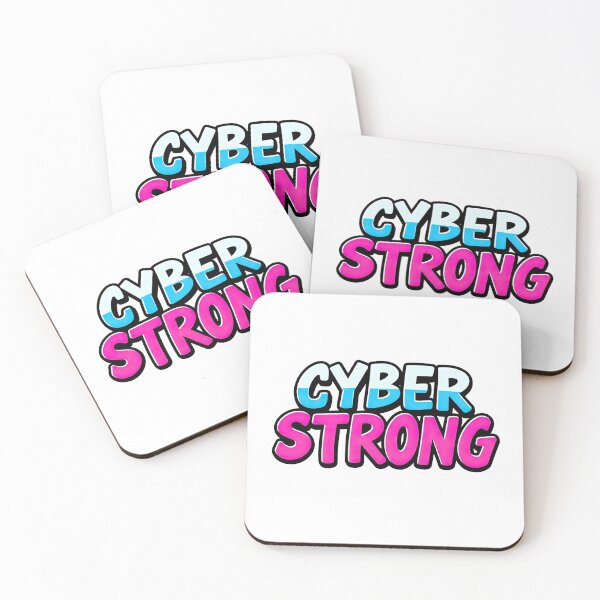 Item preview, Cyber Strong: Retro Gradient Pop designed and sold by Intelligenteel.