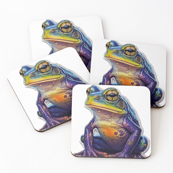 Item preview, Psychedelic Frog sticker designed and sold by Dr. Neeko.