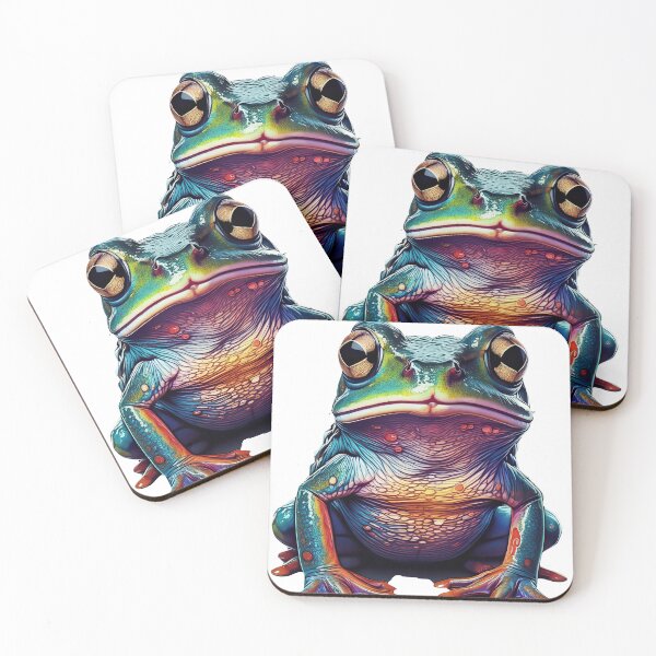 Item preview, Psychedelic Frog sticker designed and sold by Dr. Neeko.