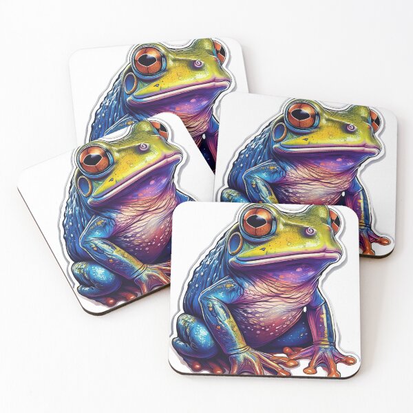 Item preview, Psychedelic Frog sticker designed and sold by Dr. Neeko.