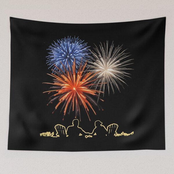 Item preview, Pyrotechnic Romance, Love in Silhouette designed and sold by Paradise-Wishes.