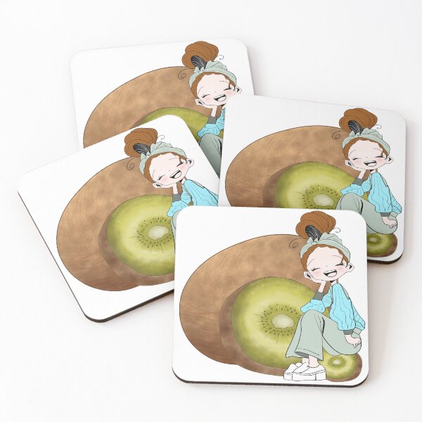 Item preview, A Little Girl Sitting on Giant Colorful Fruits designed and sold by Thanapornhan24.