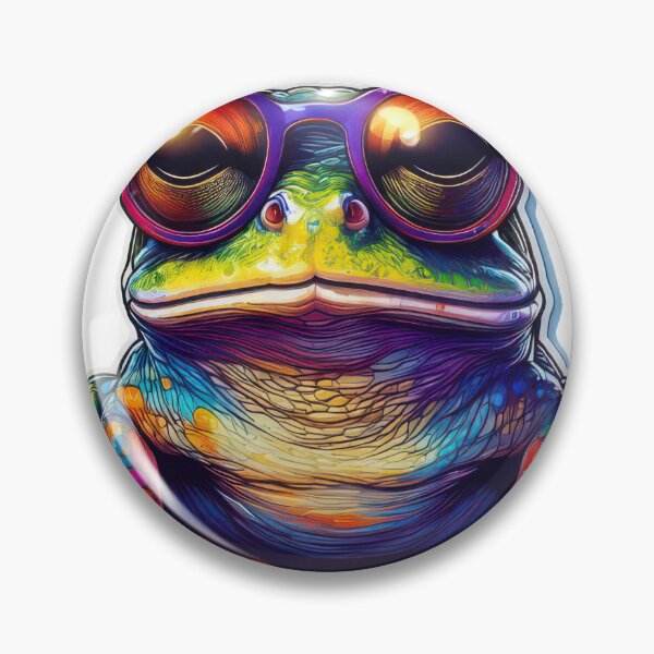Item preview, Cool Frog sticker designed and sold by Dr. Neeko.