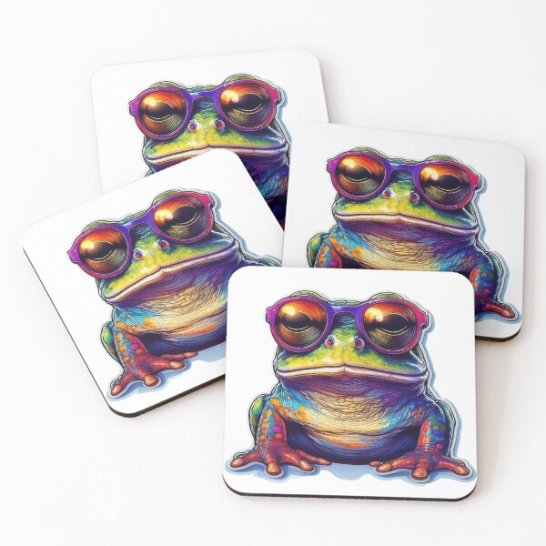 Item preview, Cool Frog sticker designed and sold by Dr. Neeko.